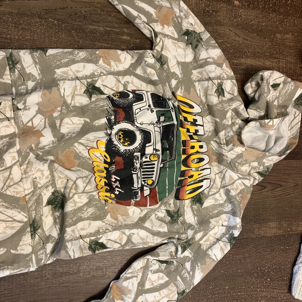 Camouflage Offroad Graphic Hoodie